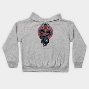 vintage cobra tattoo Kids Hoodie